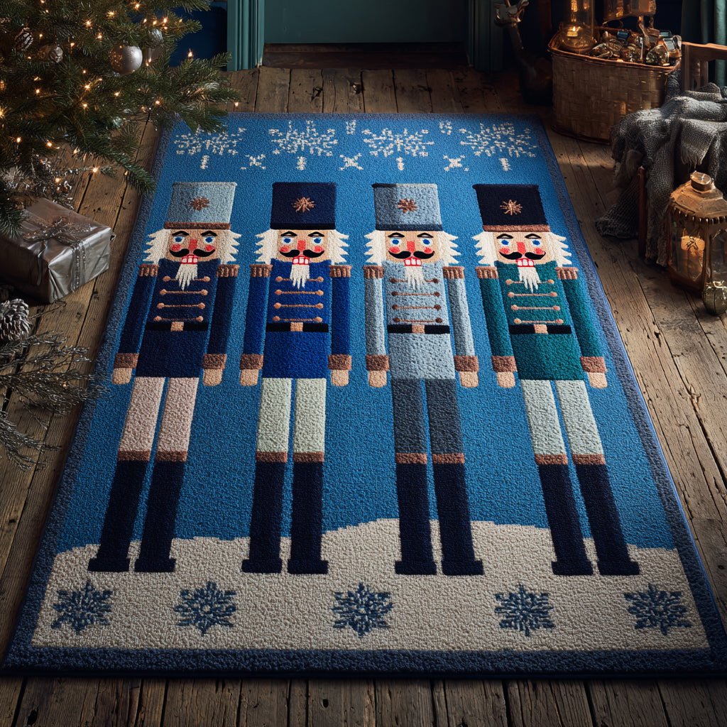 Ballet Nutcracker Frost Area Rug - Non-Slip Washable 3D Print Rug for Living Room & BedroomTVC2108359
