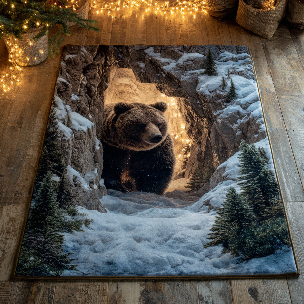 Bear Canyon Quest Area Rug - Non-Slip Washable 3D Print Rug for Living Room & BedroomTVC2108358