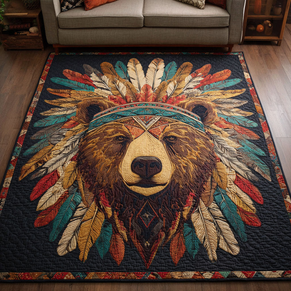 Bear Essence Area Rug - Non-Slip Washable 3D Print Rug for Living Room & BedroomTVC2108357