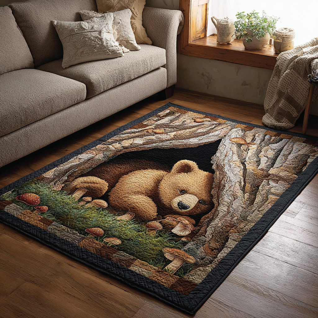Bear Valley Area Rug - Non-Slip Washable 3D Print Rug for Living Room & BedroomTVC2108355