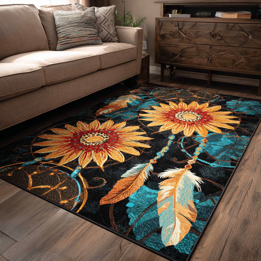 Beyond Borders Area Rug - Non-Slip Washable 3D Print Rug for Living Room & BedroomTVC2108355