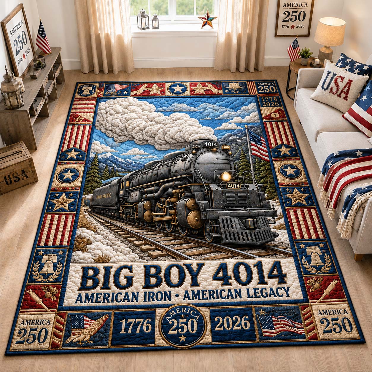 Big Boy Legacy Area Rug - Non-Slip Washable 3D Print Rug for Living Room & BedroomTVC2108430