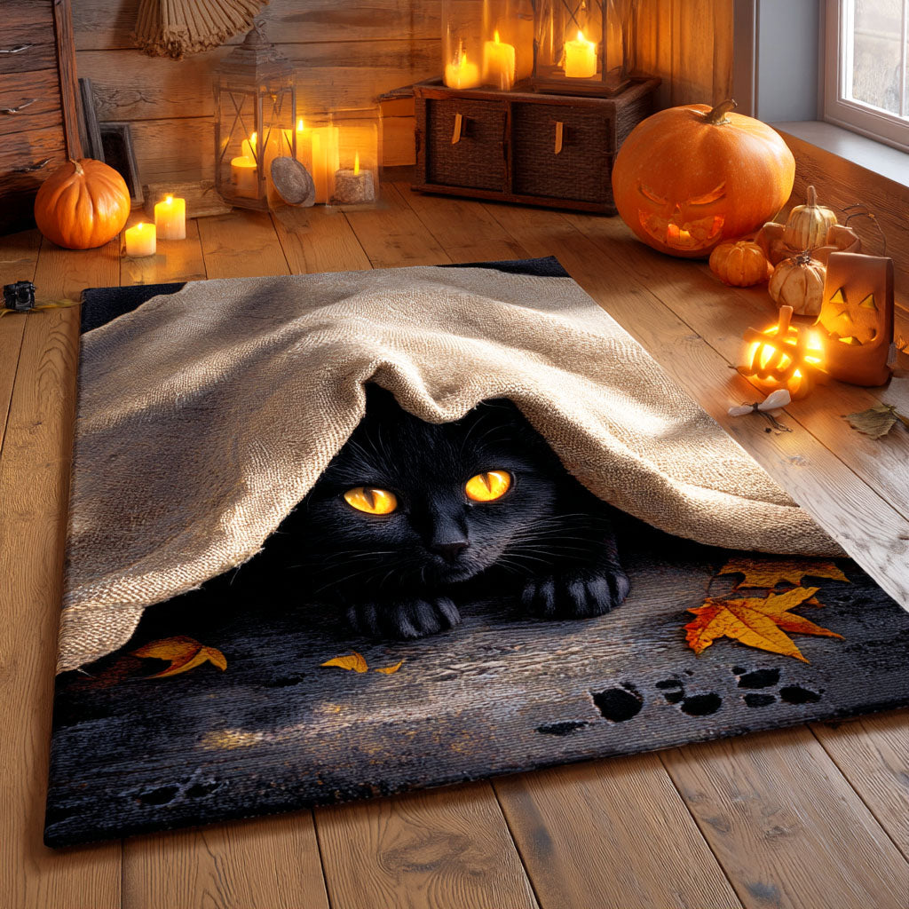 Blanket Cat Secret Area Rug - Non-Slip Washable 3D Print Rug for Living Room & BedroomTVC2108354