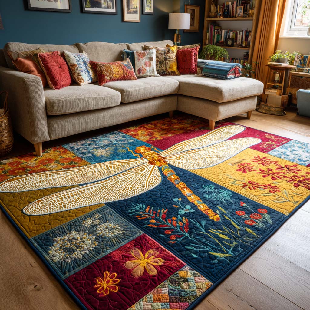 Bloom Flight Area Rug - Non-Slip Washable 3D Print Rug for Living Room & BedroomTVC2108354