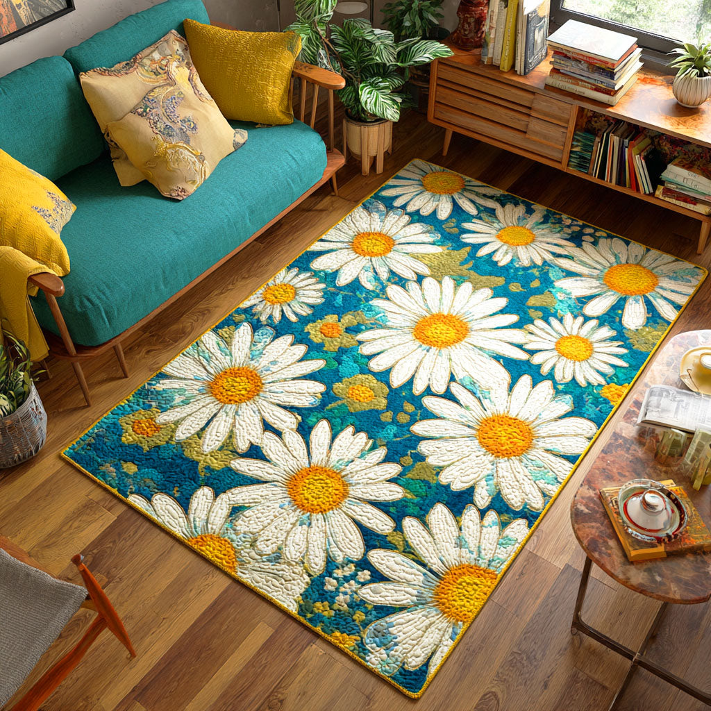 Bloom Harmony Area Rug - Non-Slip Washable 3D Print Rug for Living Room & BedroomTVC2108354