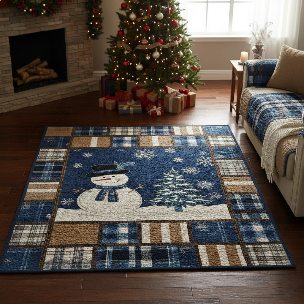 Blue Festive Nights Area Rug - Non-Slip Washable 3D Print Rug for Living Room & BedroomTVC2108353