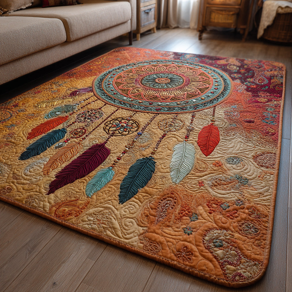 Boho Suncatcher Area Rug - Non-Slip Washable 3D Print Rug for Living Room & BedroomTVC2108352