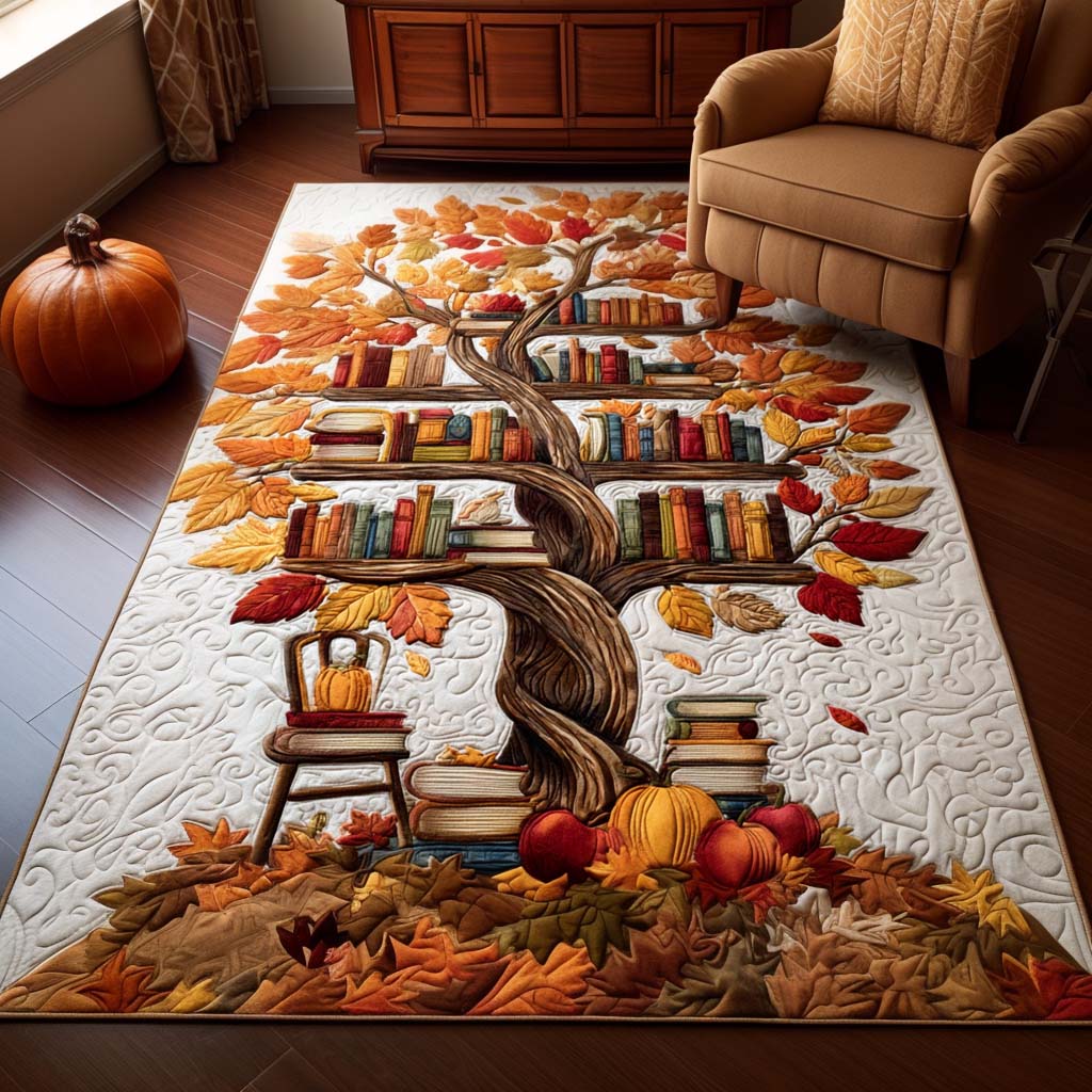 Book Haven Area Rug - Non-Slip Washable 3D Print Rug for Living Room & BedroomTVC2108352