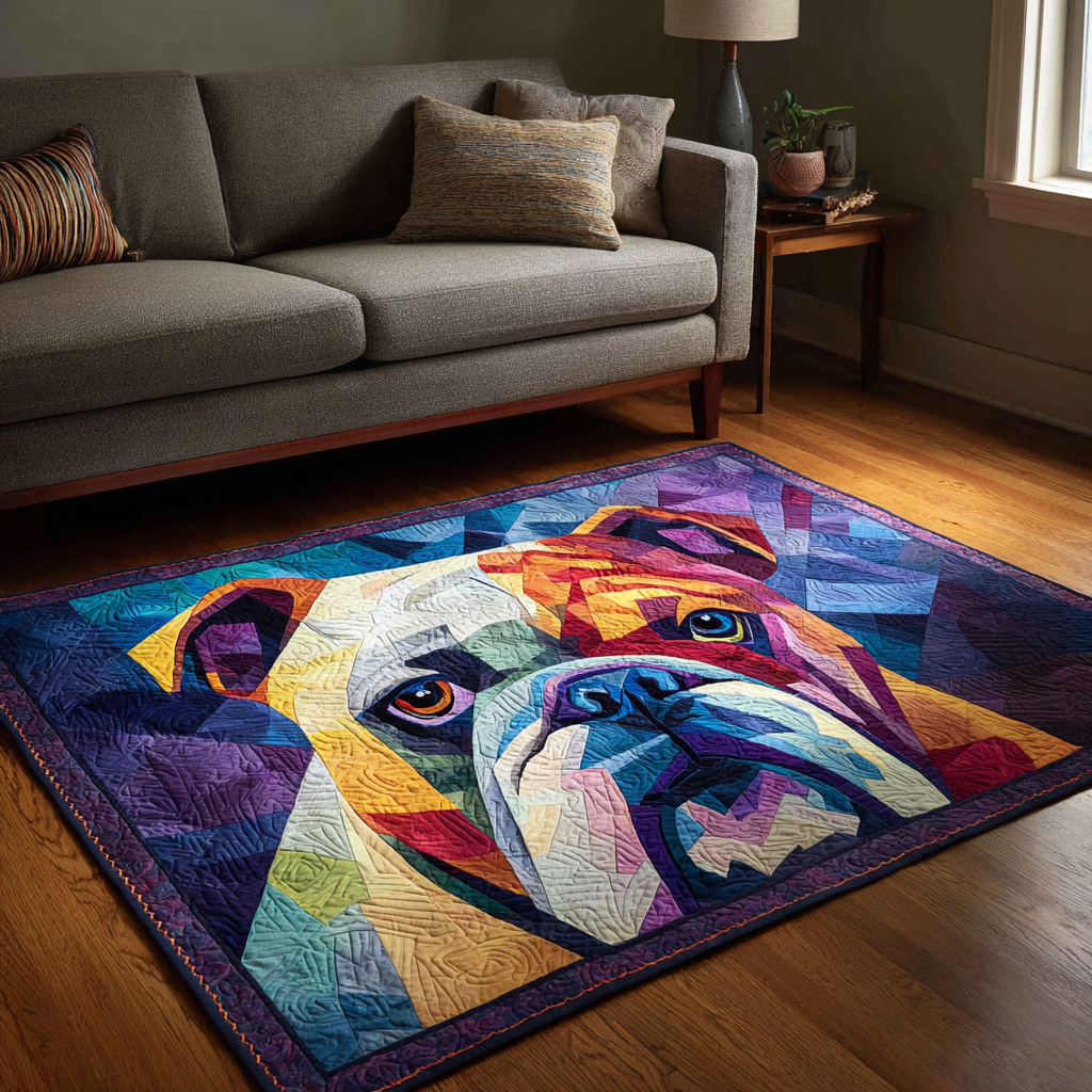 Bulldog Charm Area Rug - Non-Slip Washable 3D Print Rug for Living Room & BedroomTVC2108351