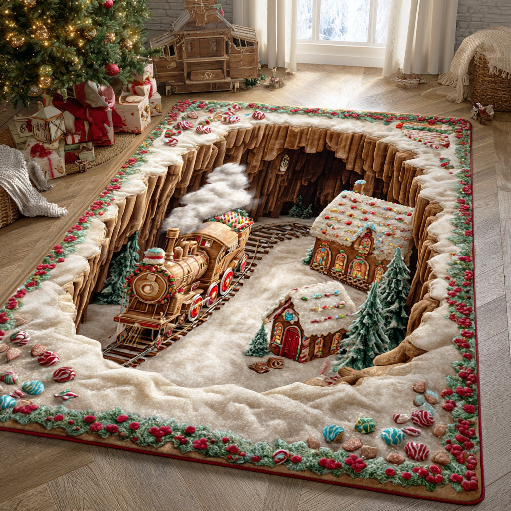 Candy Forest Area Rug - Non-Slip Washable 3D Print Rug for Living Room & BedroomTVC2108350