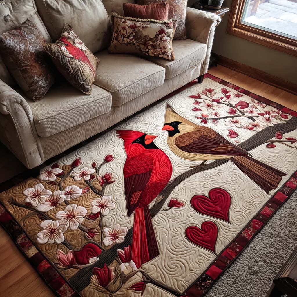Cardinal Spirit Cardinal Area Rug - Non-Slip Washable 3D Print Rug for Living Room & BedroomTVC2108349