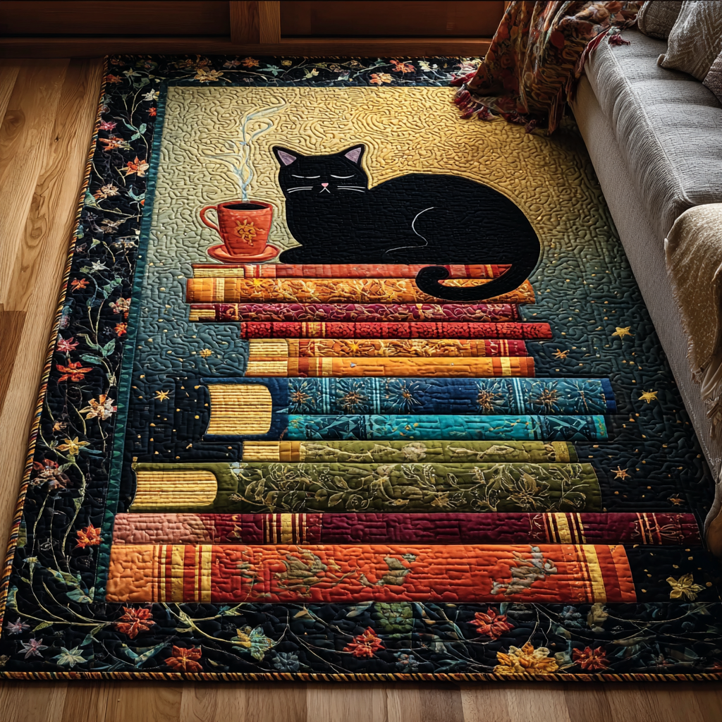 Cat Glow Area Rug - Non-Slip Washable 3D Print Rug for Living Room & BedroomTVC2108348