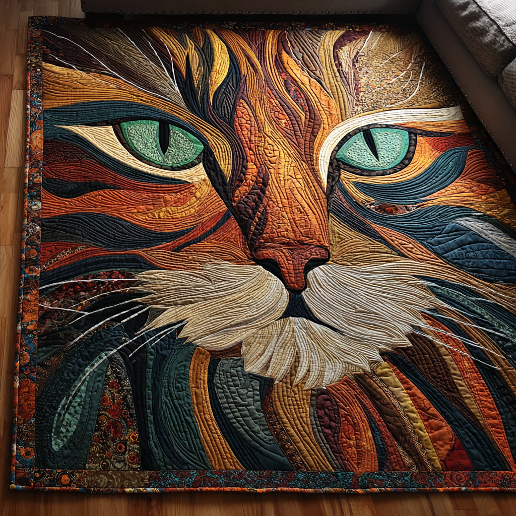 Cat Majesty Area Rug - Non-Slip Washable 3D Print Rug for Living Room & BedroomTVC2108348