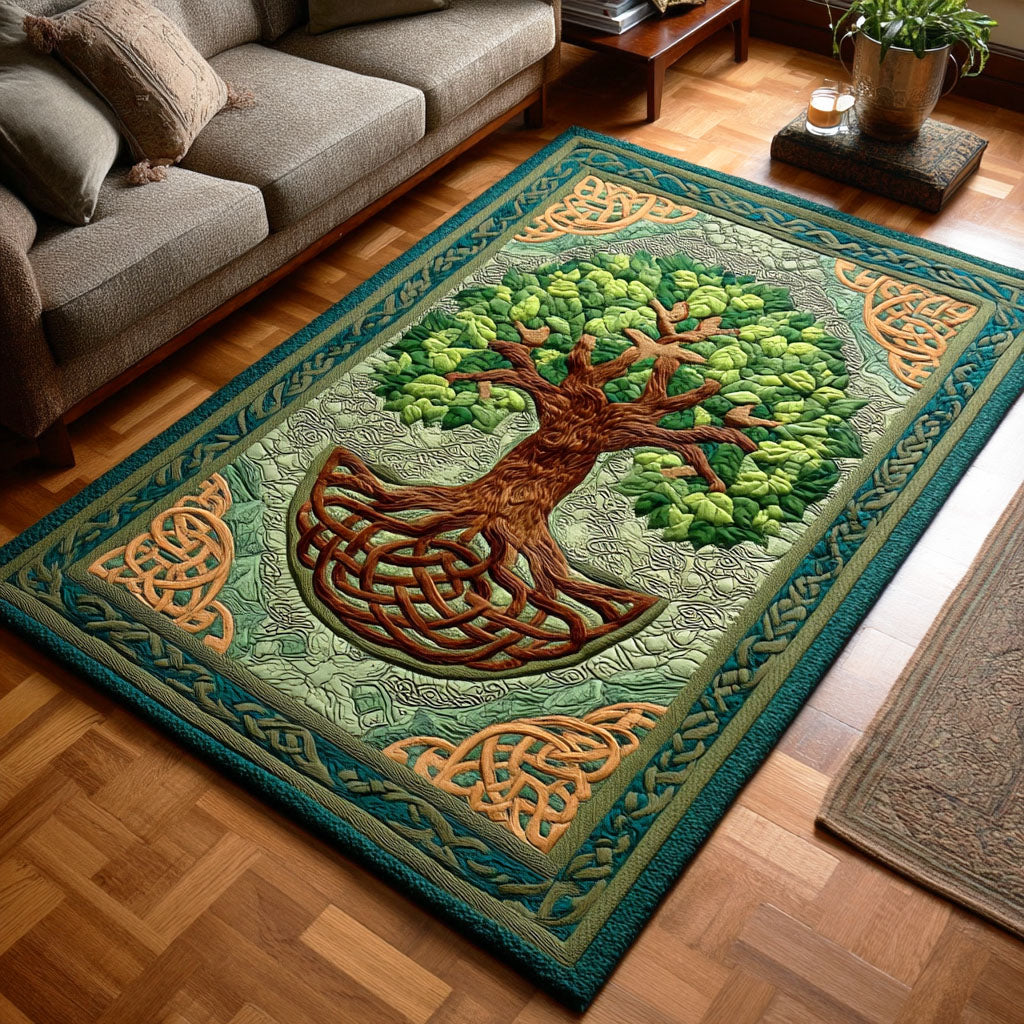 Celestial Tree Area Rug - Non-Slip Washable 3D Print Rug for Living Room & BedroomTVC2108348