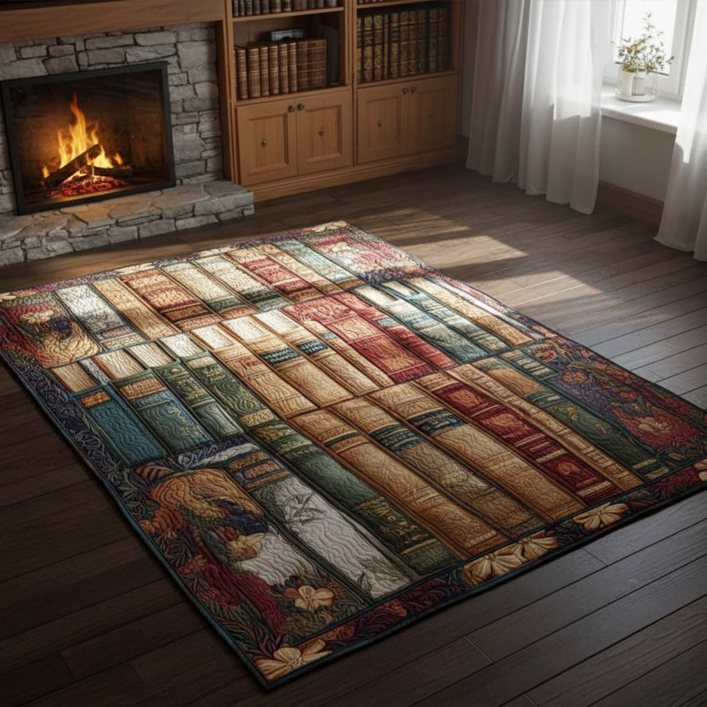 Chapter by Chapter Area Rug - Non-Slip Washable 3D Print Rug for Living Room & BedroomTVC2108347