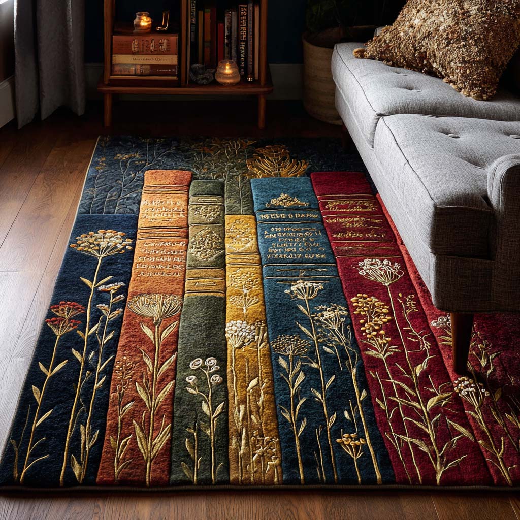 Chapter Corner Area Rug - Non-Slip Washable 3D Print Rug for Living Room & BedroomTVC2108347