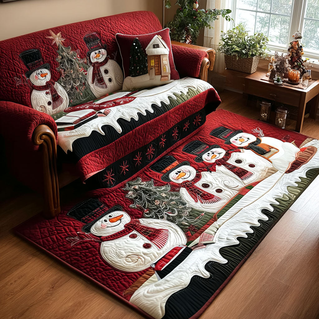 Christmas Eve Smiles Christmas Area Rug - Non-Slip Washable 3D Print Rug for Living Room & BedroomTVC2108347