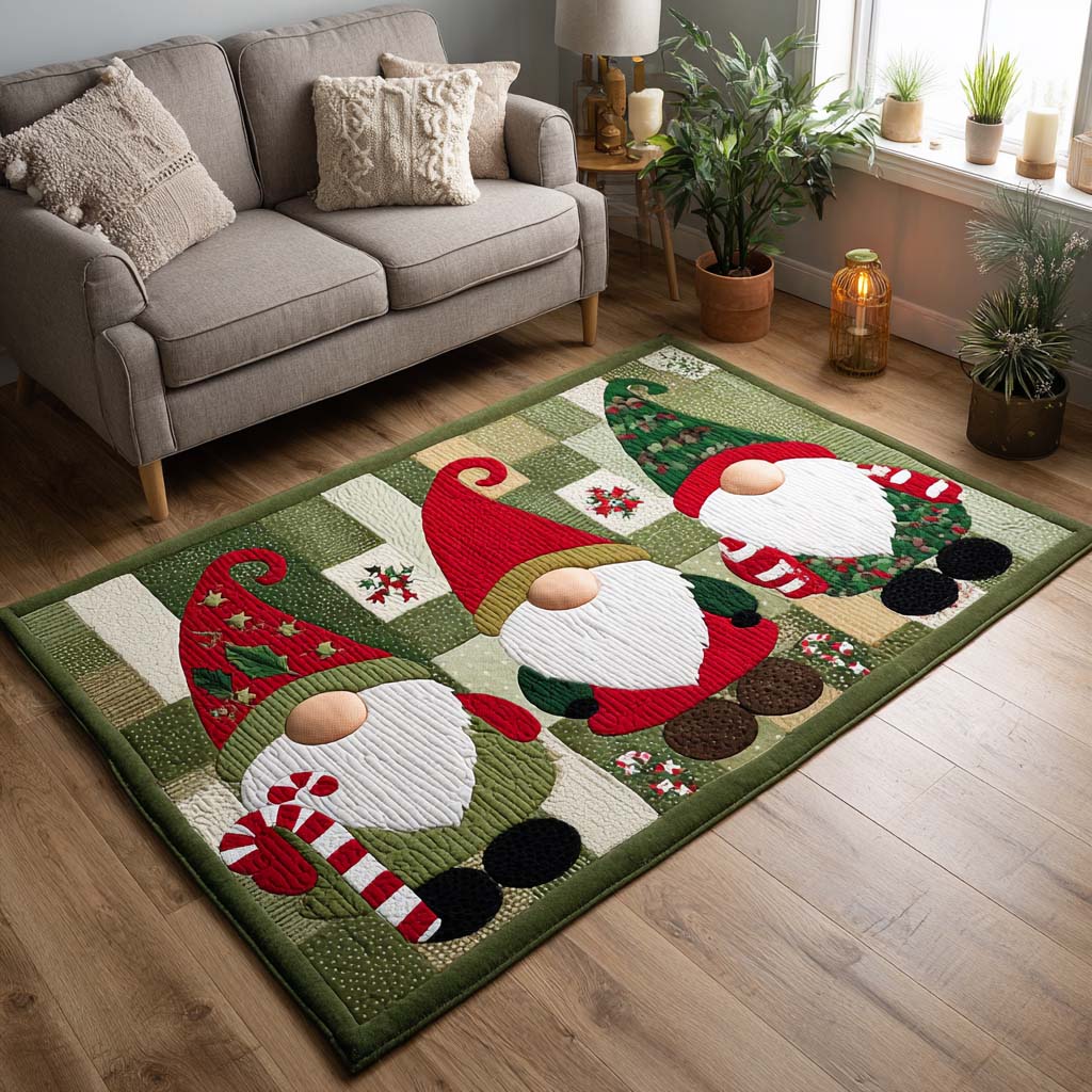 Christmas Gnomes Christmas Area Rug - Non-Slip Washable 3D Print Rug for Living Room & BedroomTVC2108346
