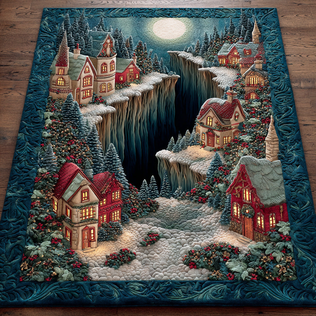 Christmas Twilight Christmas Area Rug - Non-Slip Washable 3D Print Rug for Living Room & BedroomTVC2108346