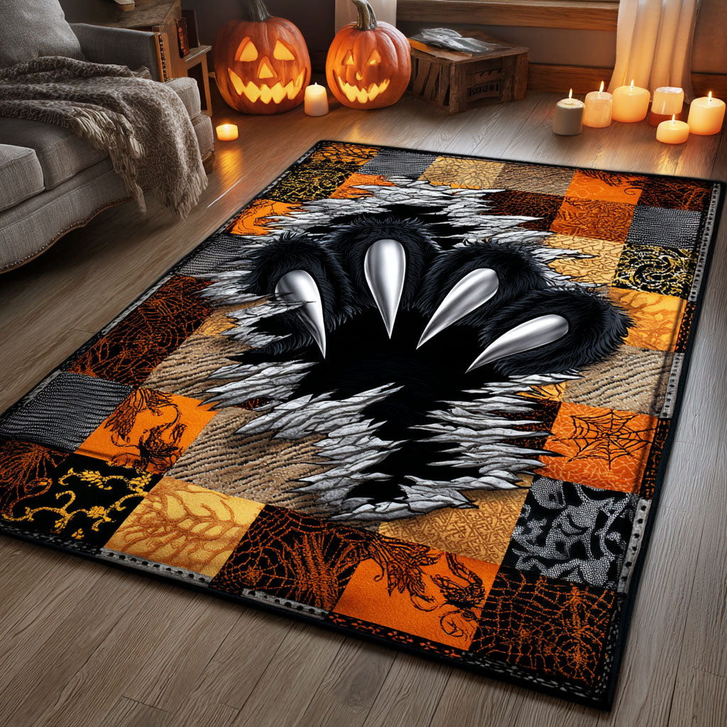 Claw Mark Cat Area Rug - Non-Slip Washable 3D Print Rug for Living Room & BedroomTVC2108345