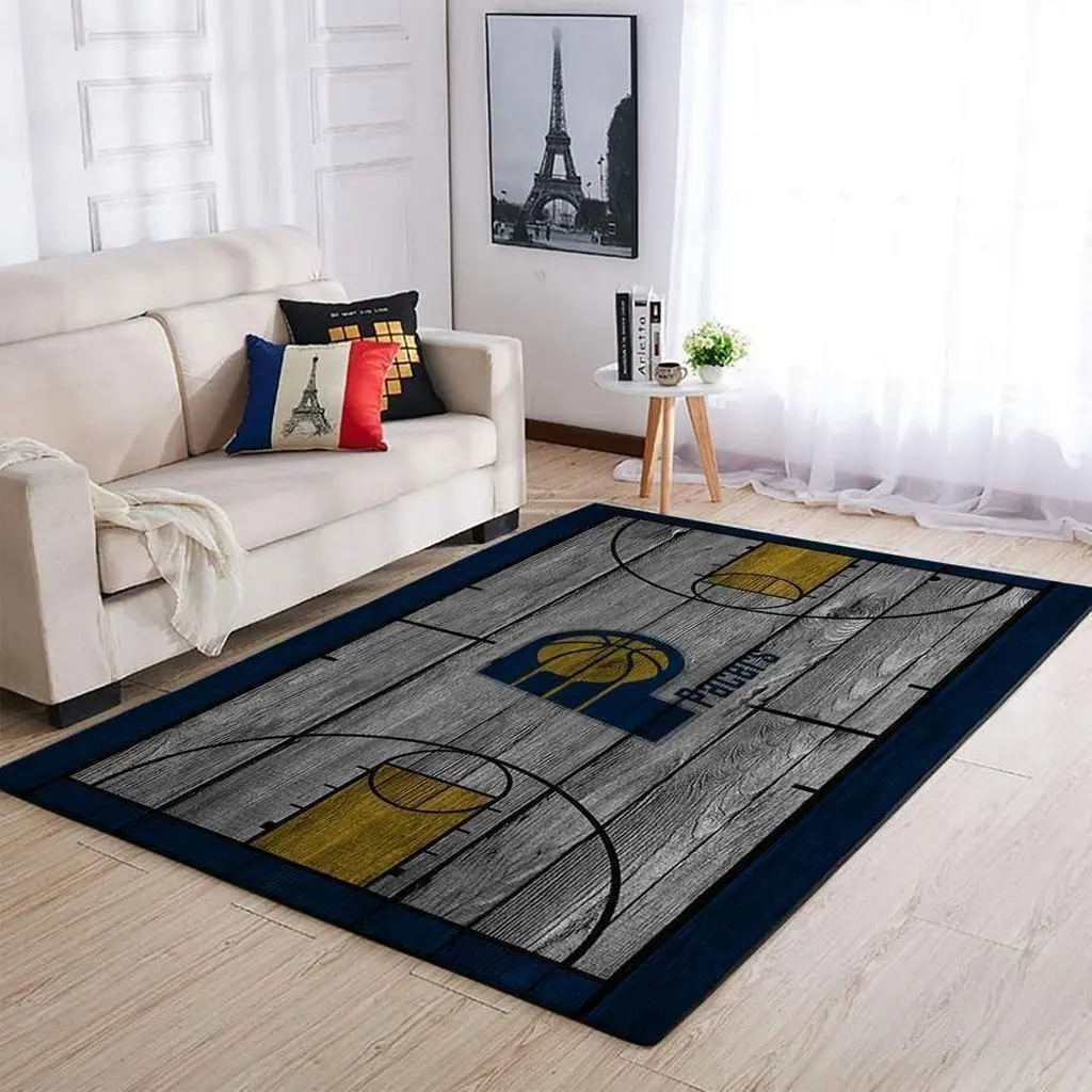 Contemporary Abstract Rug for Modern Home Decor Green and Red