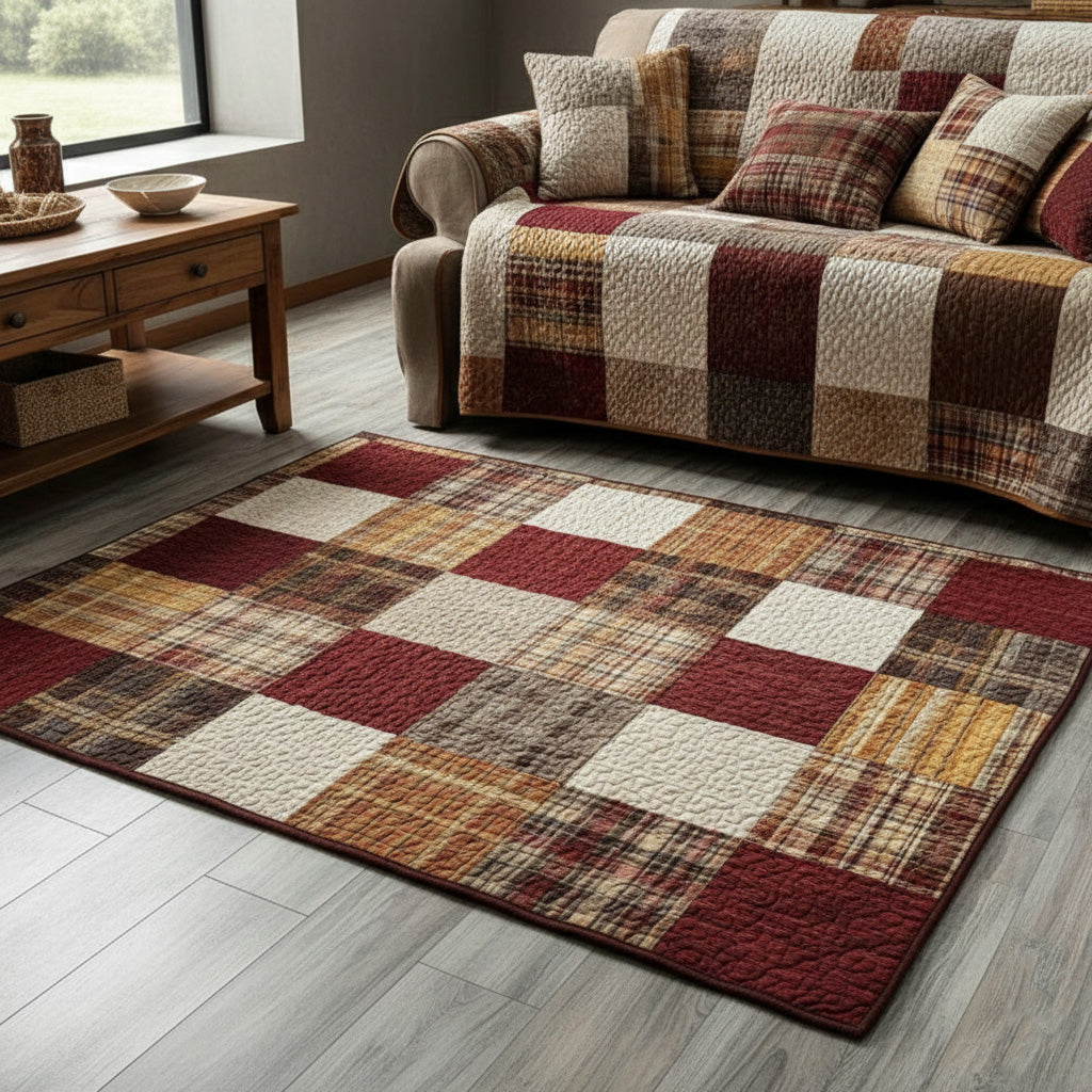 Country Home Area Rug - Non-Slip Washable 3D Print Rug for Living Room & BedroomTVC2108341
