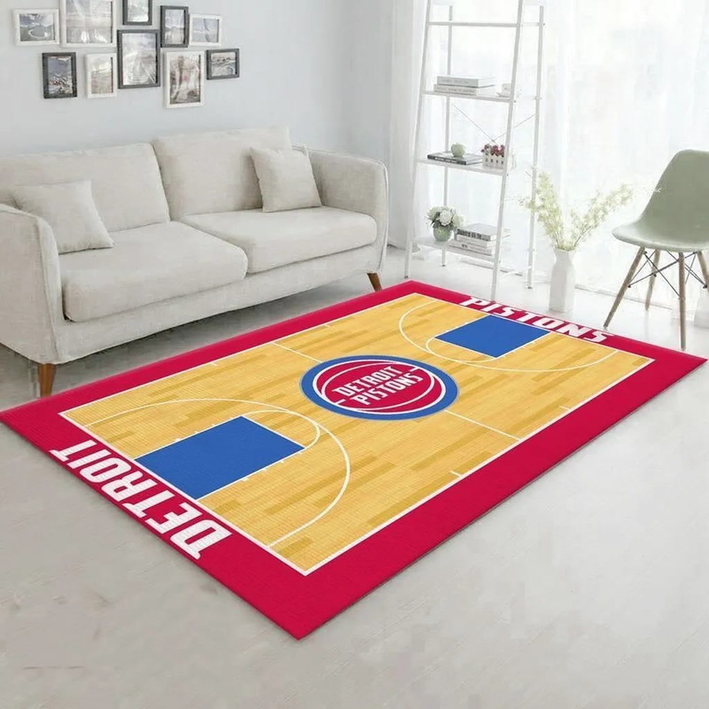 Court Design Living Room Rug Stylish Floor Mat Black and Yellow