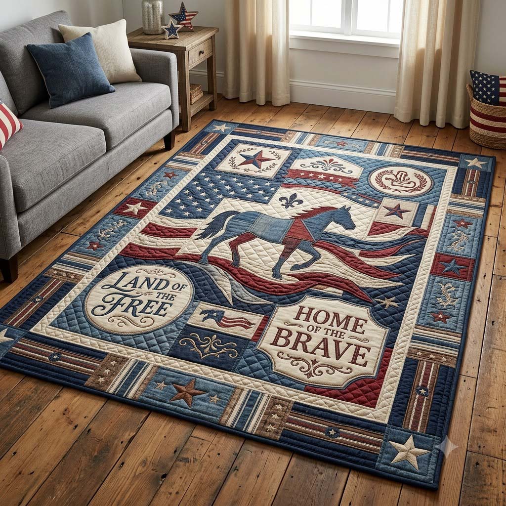 Cowboy Heritage Area Rug - Non-Slip Washable 3D Print Rug for Living Room & BedroomTVC2108422