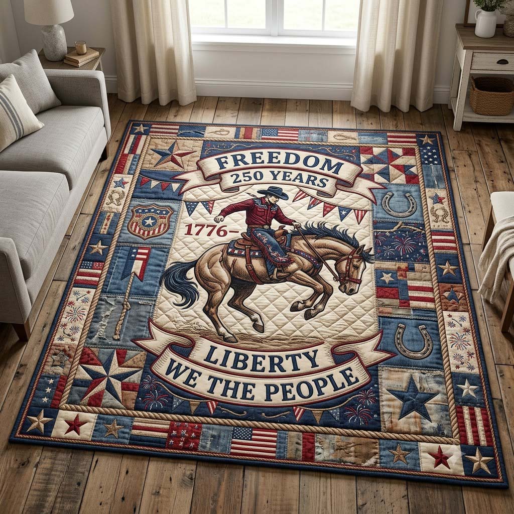 Cowboy Legacy Area Rug - Non-Slip Washable 3D Print Rug for Living Room & BedroomTVC2108422