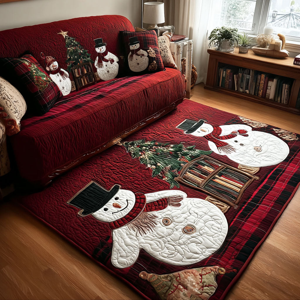 Cozy Frosty Nights Area Rug - Non-Slip Washable 3D Print Rug for Living Room & BedroomTVC2108340