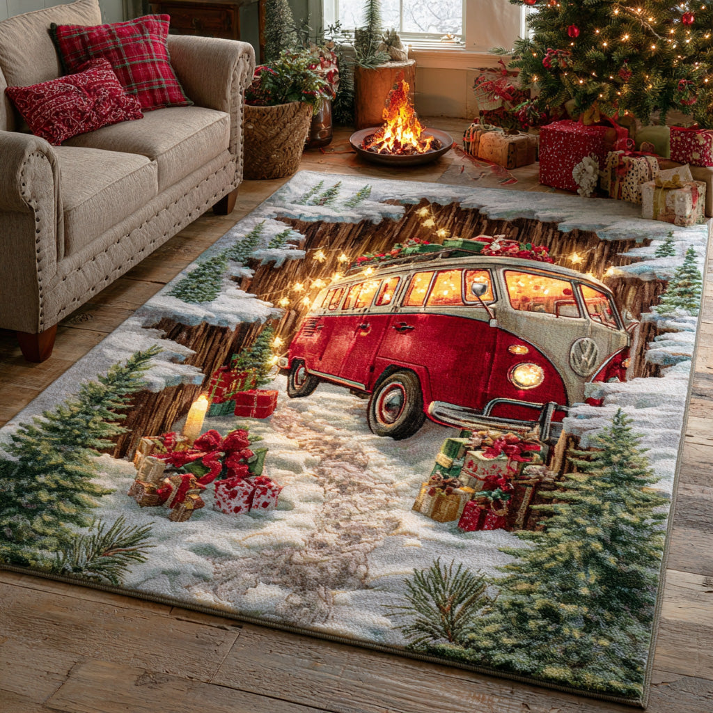 Cozy Trail Area Rug - Non-Slip Washable 3D Print Rug for Living Room & BedroomTVC2108340