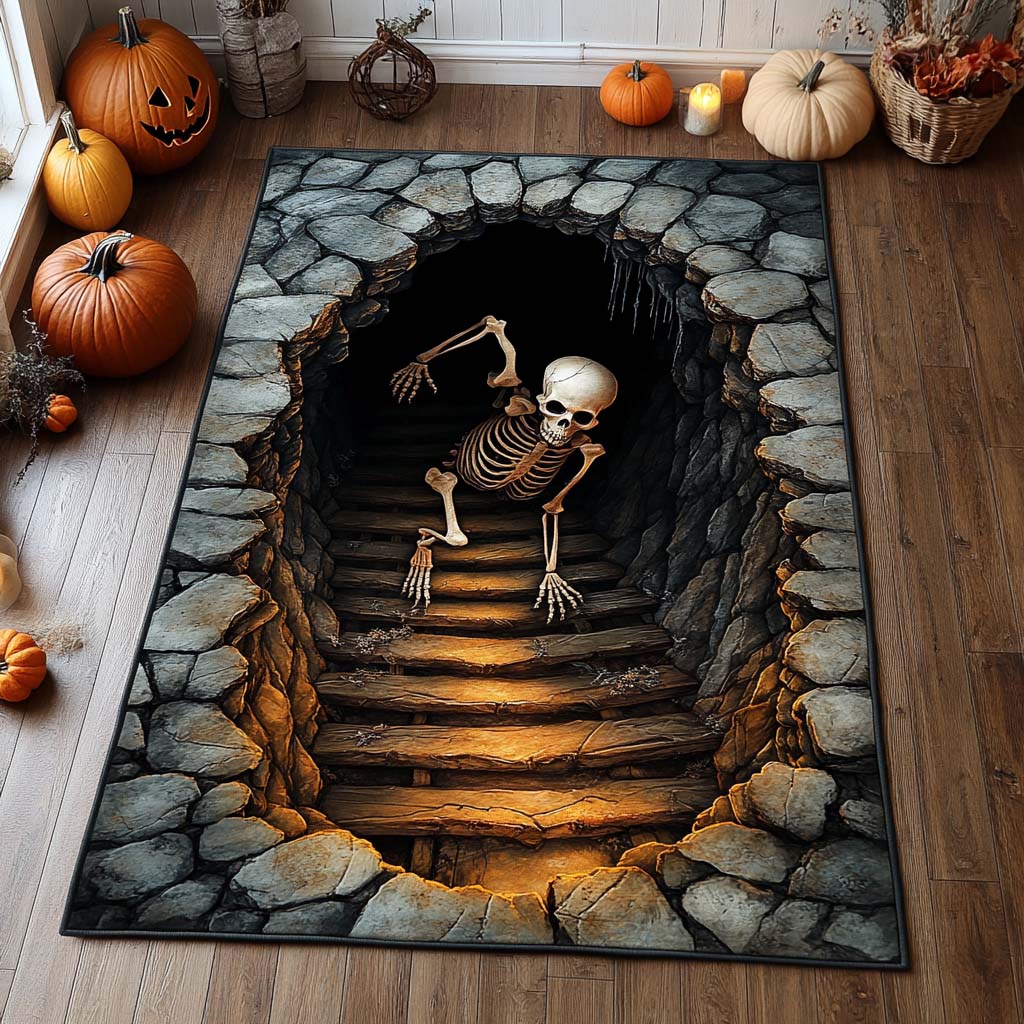 Cursed Dungeon Area Rug - Non-Slip Washable 3D Print Rug for Living Room & BedroomTVC2108339