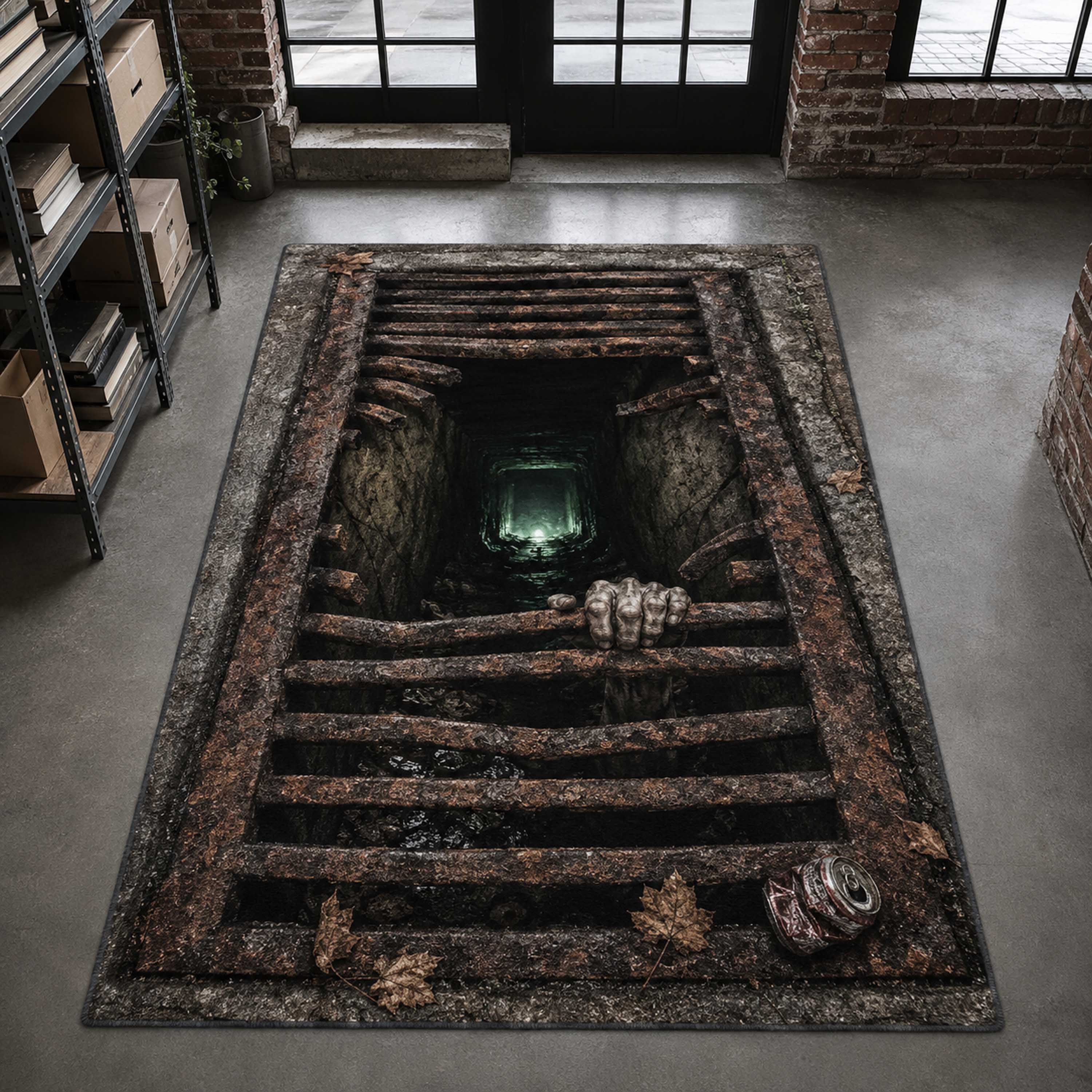 Cursed Hollow Area Rug - Non-Slip Washable 3D Print Rug for Living Room & BedroomTVC2108339