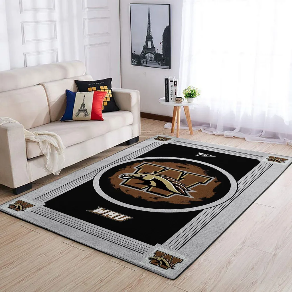 Decorative Rug for Stylish Living Room and Bedroom Purple and Yellow