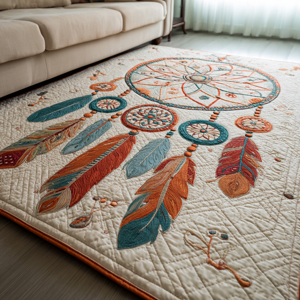 Desert Dreamcatcher Area Rug - Non-Slip Washable 3D Print Rug for Living Room & BedroomTVC2108337