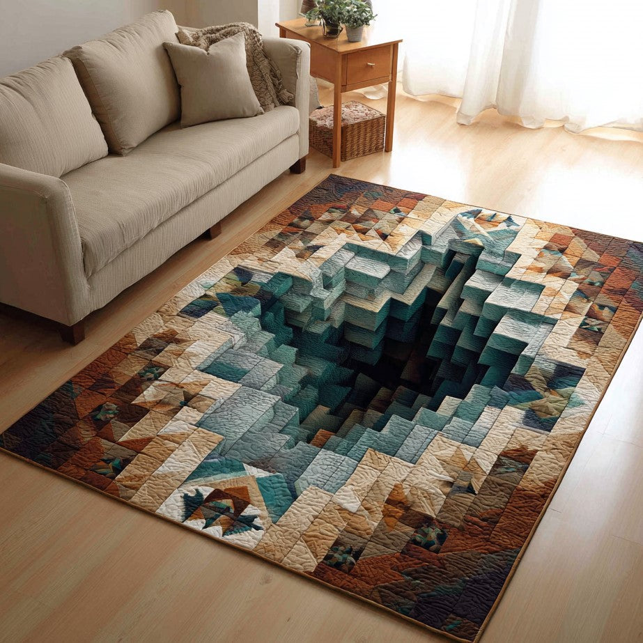 Desert Heat Area Rug - Non-Slip Washable 3D Print Rug for Living Room & BedroomTVC2108337