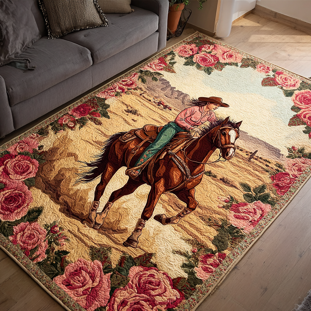 Desert Ride Area Rug - Non-Slip Washable 3D Print Rug for Living Room & BedroomTVC2108337