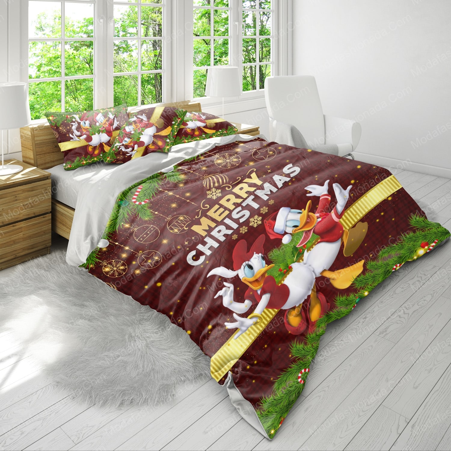 Donald Duck Merry Christmas Bedding Sets