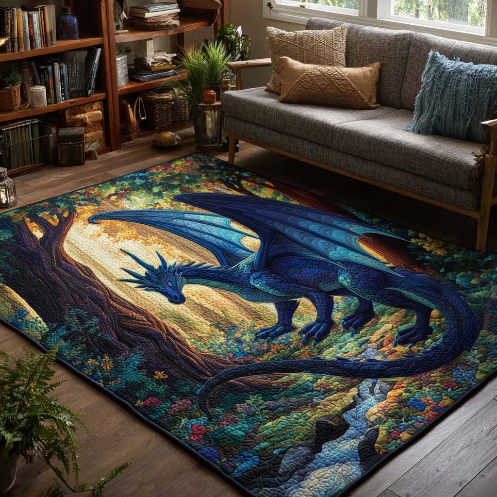 Dragon Realm Area Rug - Non-Slip Washable 3D Print Rug for Living Room & BedroomTVC2108215