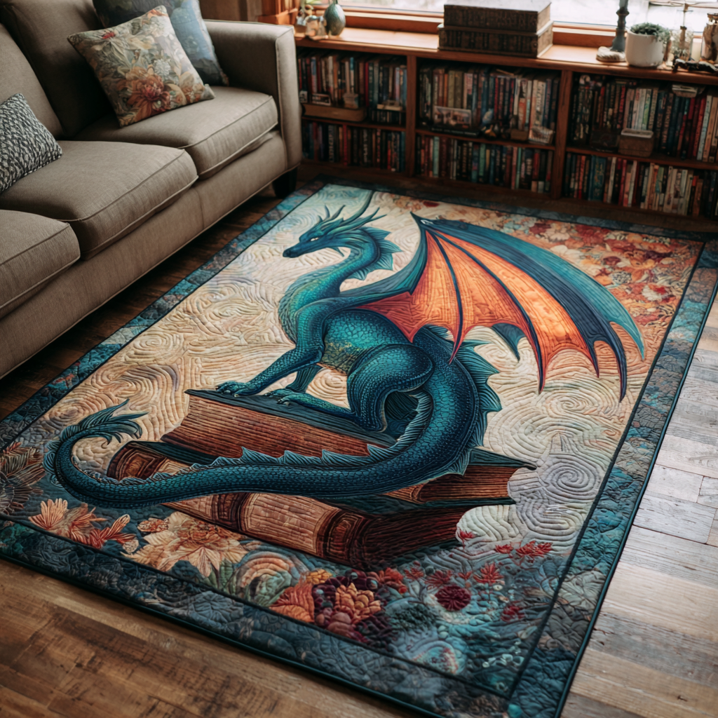 Dragon Spirit Area Rug - Non-Slip Washable 3D Print Rug for Living Room & BedroomTVC2108215