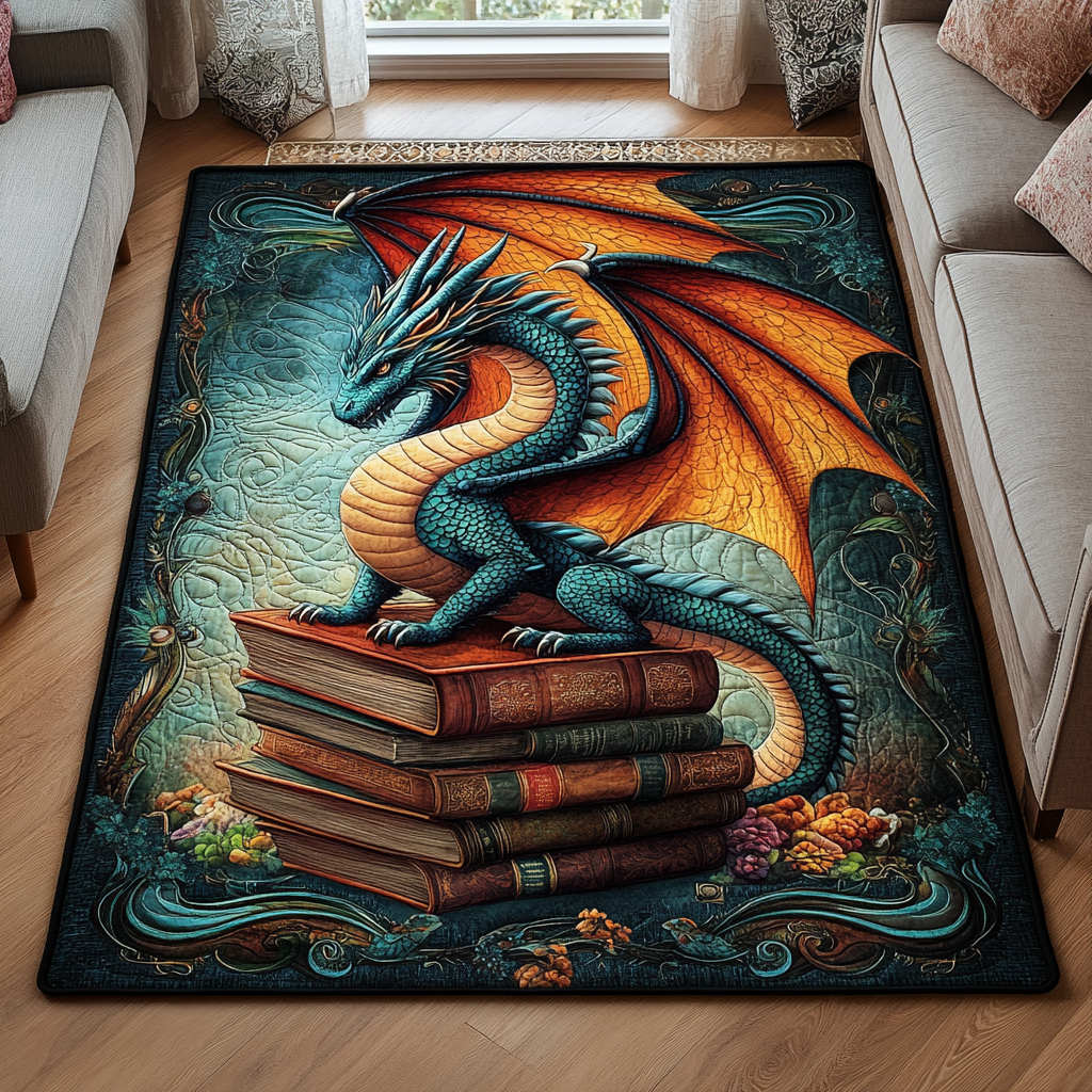 Dragon Stone Area Rug - Non-Slip Washable 3D Print Rug for Living Room & BedroomTVC2108336