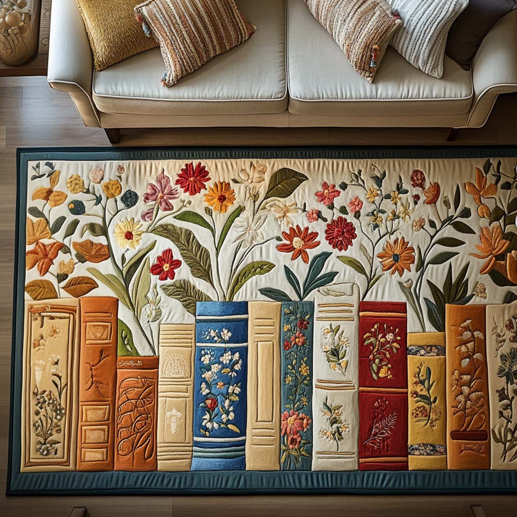 Dream Pages Area Rug - Non-Slip Washable 3D Print Rug for Living Room & BedroomTVC2108335