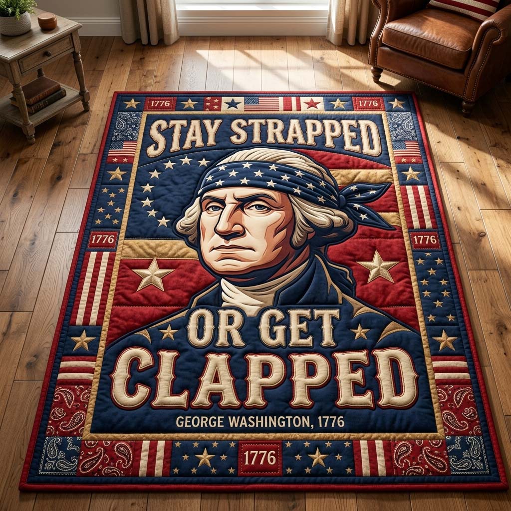 Dream Team 1776 Area Rug - Non-Slip Washable 3D Print Rug for Living Room & BedroomTVC2108421