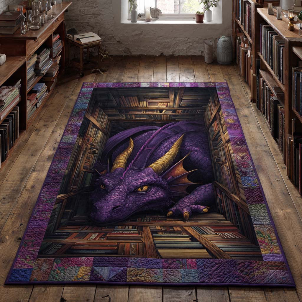 Eldritch Dragon Vault Area Rug - Non-Slip Washable 3D Print Rug for Living Room & BedroomTVC2108332