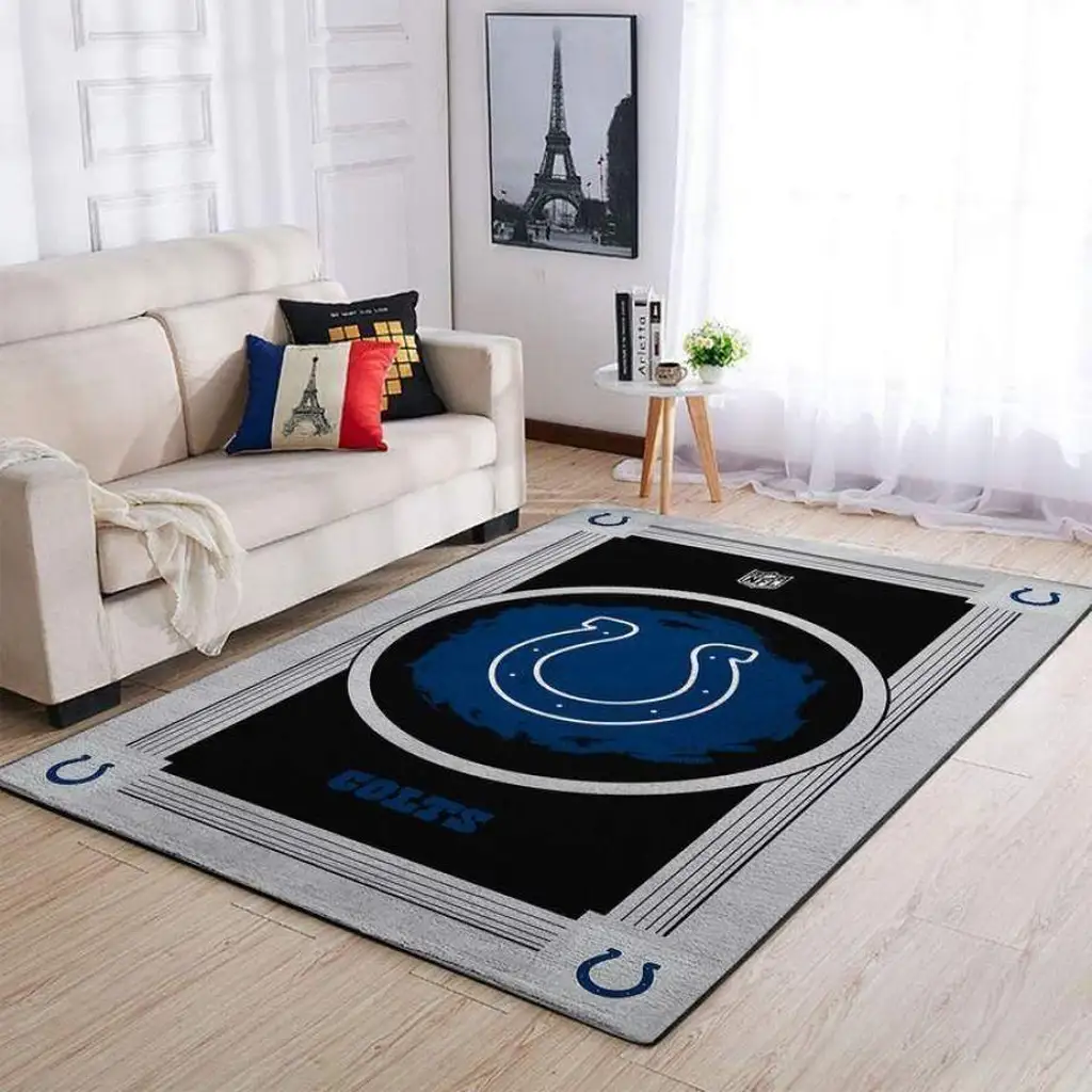 Elegant Abstract Area Rug for Modern Home Decor Black and Red