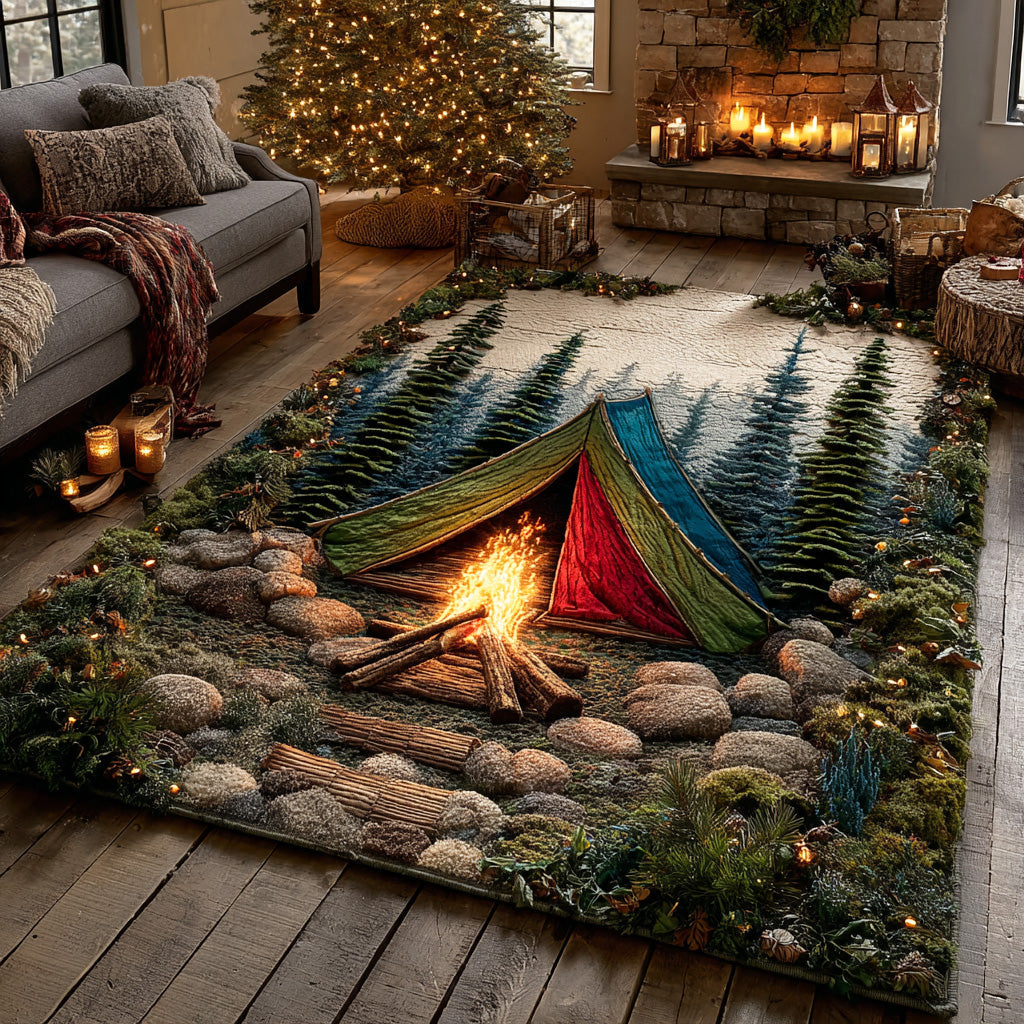 Ember Path Area Rug - Non-Slip Washable 3D Print Rug for Living Room & BedroomTVC2108331