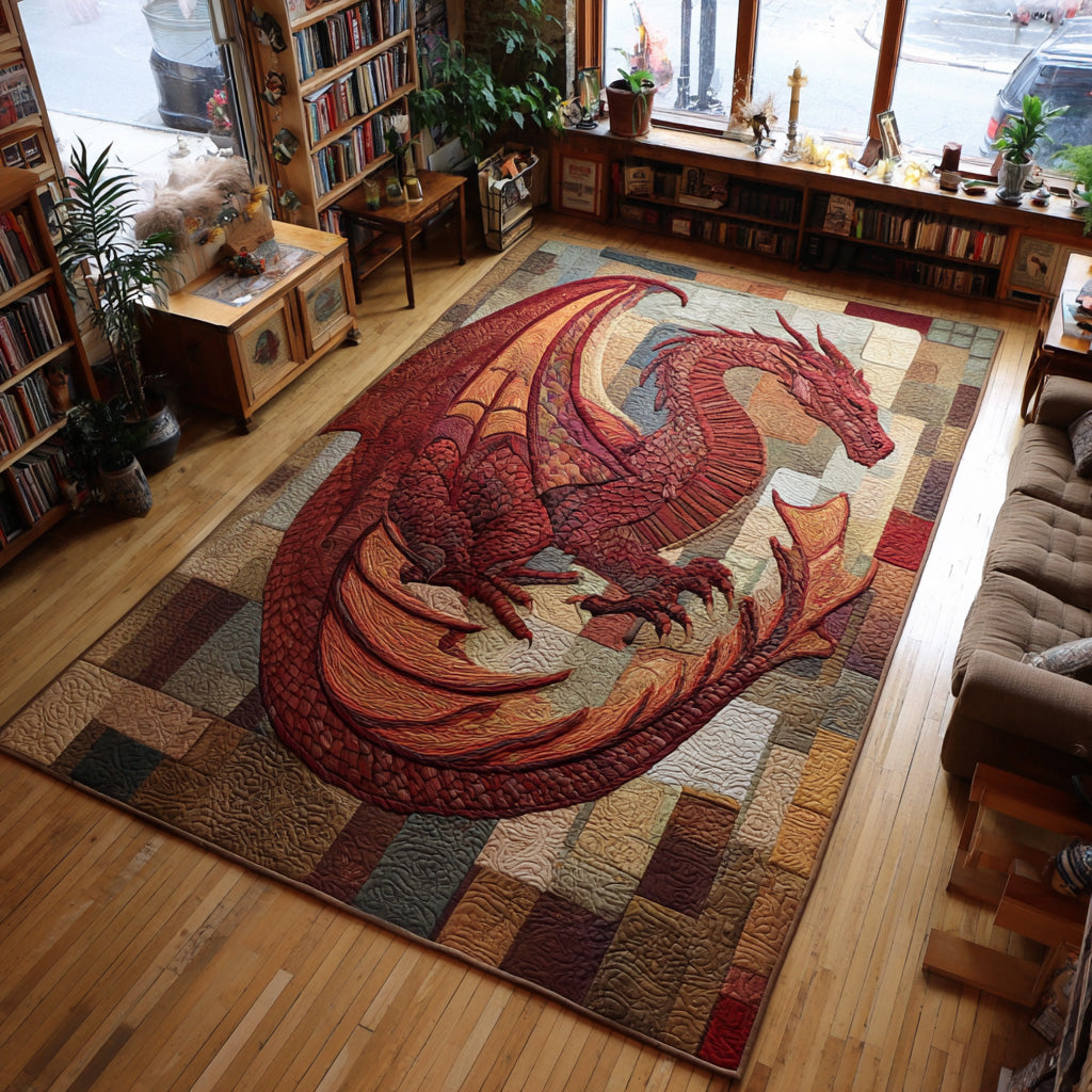 Ember Storm Area Rug - Non-Slip Washable 3D Print Rug for Living Room & BedroomTVC2108331