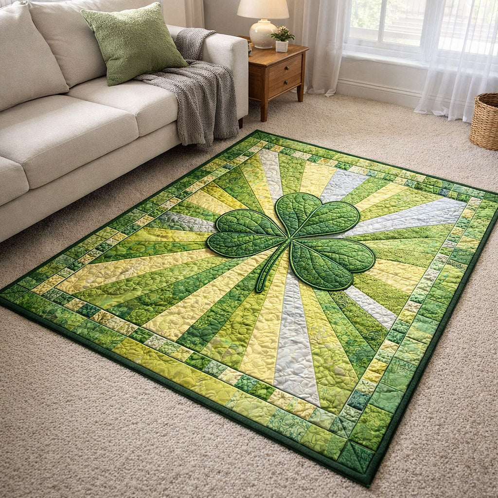 Emerald Fest Area Rug - Non-Slip Washable 3D Print Rug for Living Room & BedroomTVC2108237