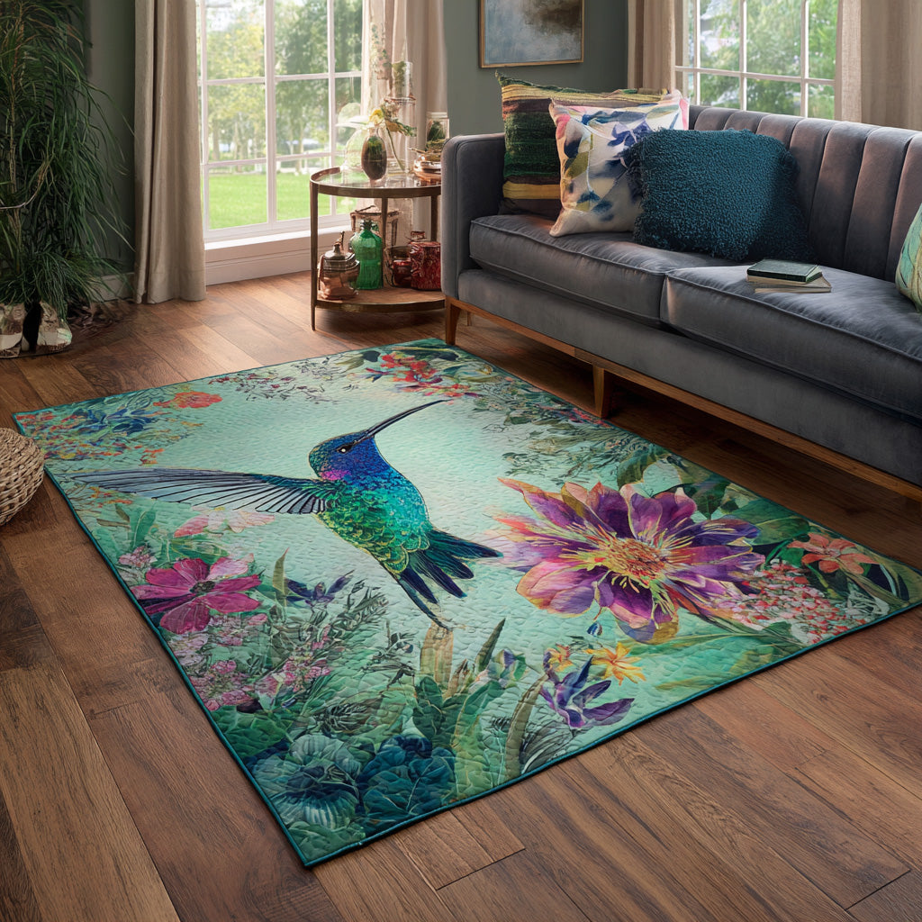 Emerald Flight Area Rug - Non-Slip Washable 3D Print Rug for Living Room & BedroomTVC2108330