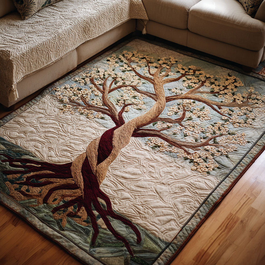 Eternal Branch Area Rug - Non-Slip Washable 3D Print Rug for Living Room & BedroomTVC2108327